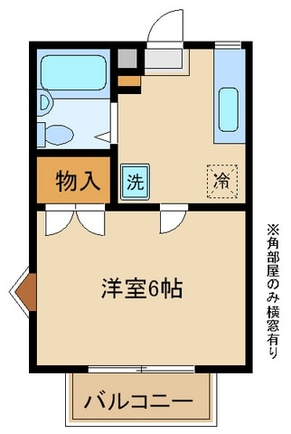 シャンシャインAの物件間取画像