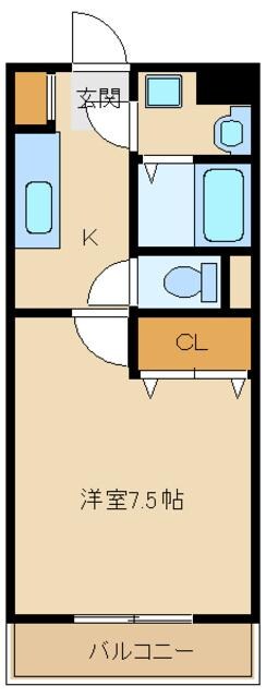 ソーレ・フェラーラの物件間取画像
