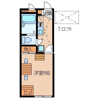 レオパレス狭山ヶ丘　の物件間取画像