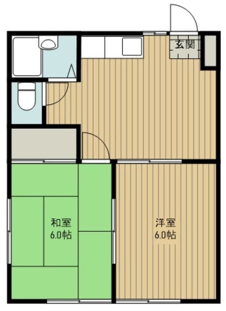 ジュネス狭山３号館の物件間取画像