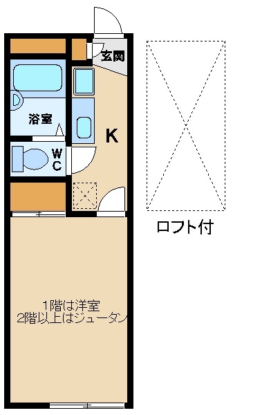 レオパレスＳＫ．II　の物件間取画像