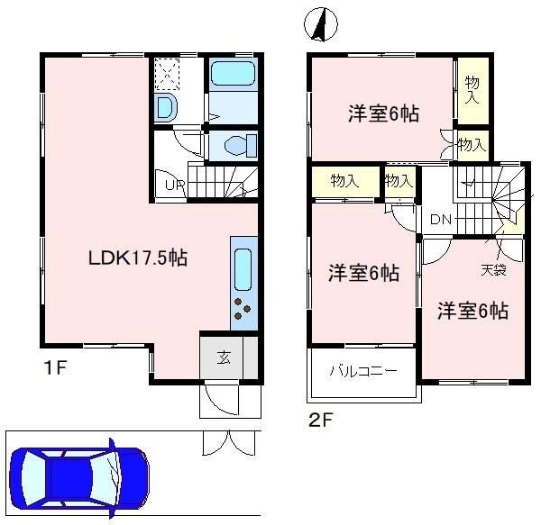 白井邸の物件間取画像