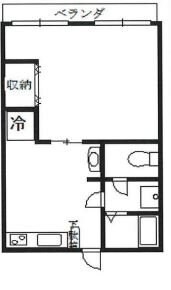 上村マンションＢ棟の物件間取画像