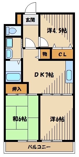 ハイムエンゼルの物件間取画像