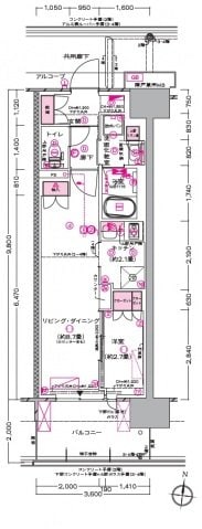 プラウド川越の物件間取画像