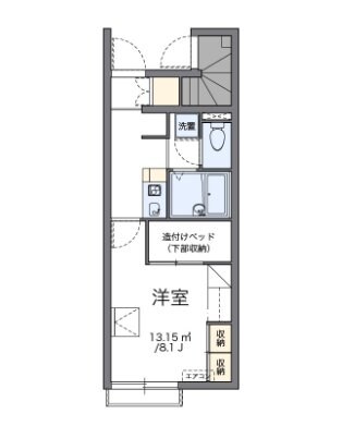 レオパレスラ　ネージュの物件間取画像