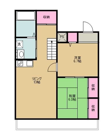 ソレアードの物件間取画像