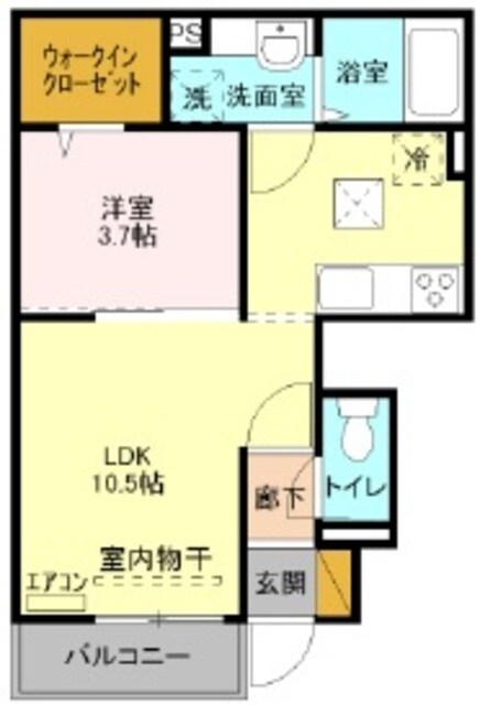 グレイス坂戸の物件間取画像