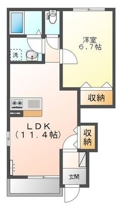 フォンテーヌの物件間取画像