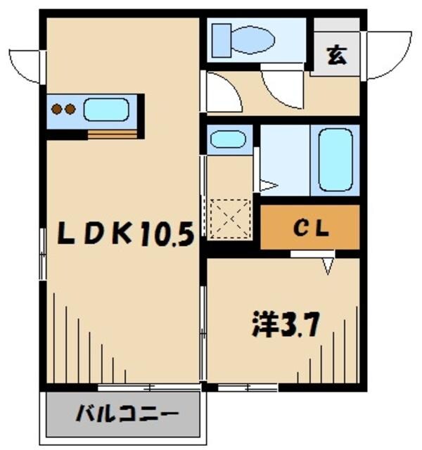 ロンサールの物件間取画像