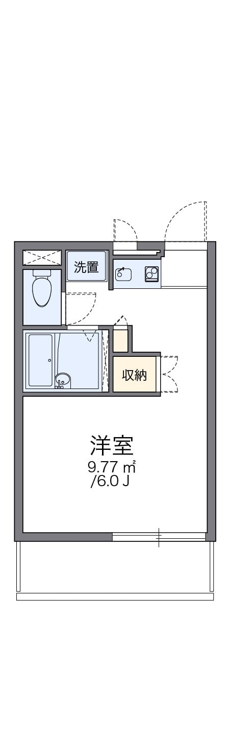 レオパレス峰の坂の物件間取画像