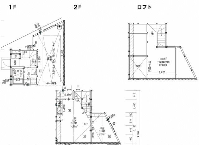 所沢ガレージハウスの物件間取画像