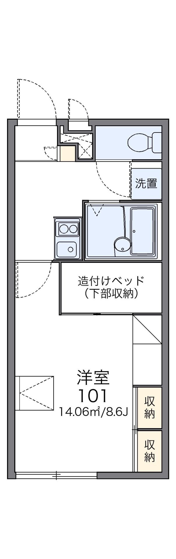 物件間取画像