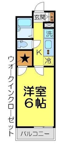 レオパレスアレグリーアの物件間取画像