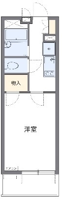 レオパレスアレグリーアの物件間取画像