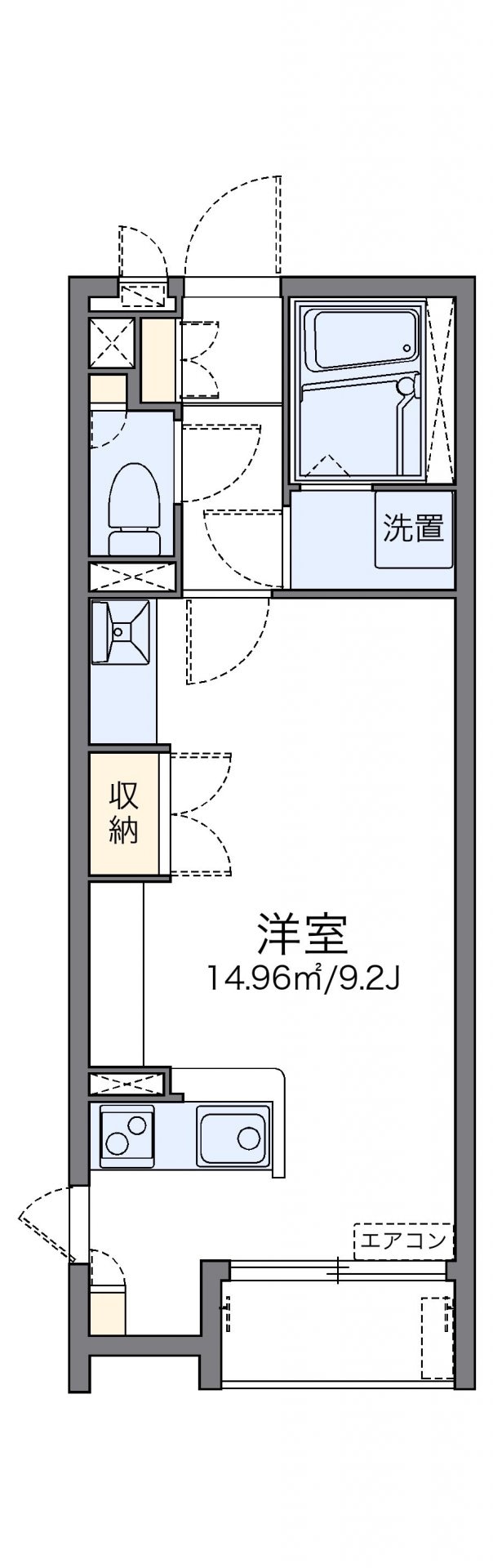 レオネクストベルテールの物件間取画像