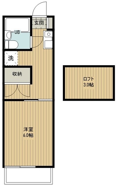 メゾンエスポワールの物件間取画像