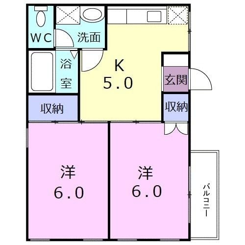 ファミール　シガの物件間取画像