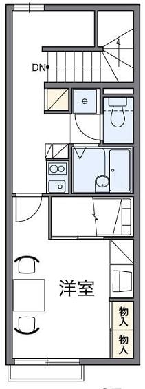 レオパレスＣｏｍｆｏｒｔ 煌　３２７１９の物件間取画像