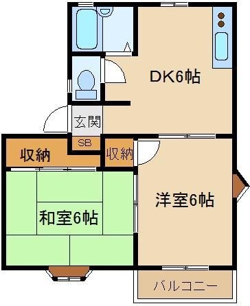 ＭＹＣハイツの物件間取画像