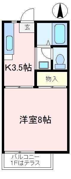 ファミーユ沢の物件間取画像