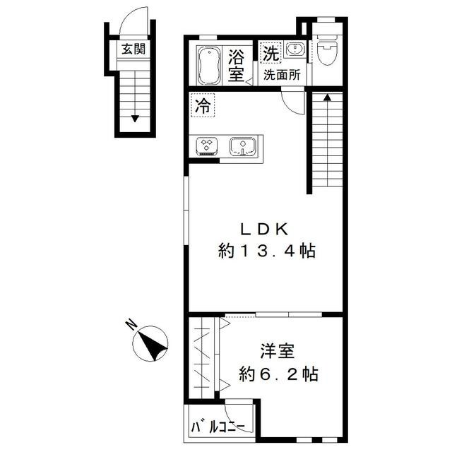 カリーノの物件間取画像