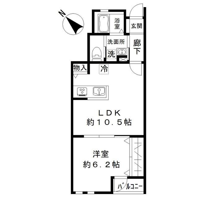 カリーノの物件間取画像