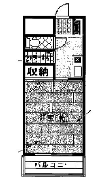 新栄コーポの物件間取画像