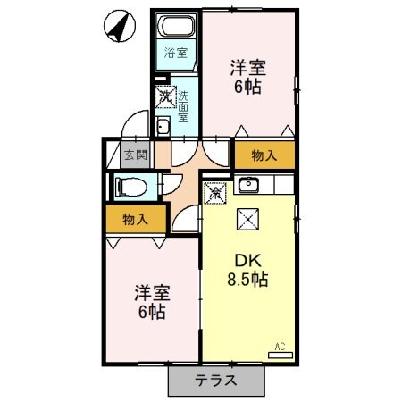 ファミールの物件間取画像