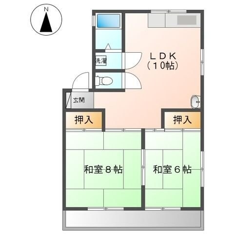 かわせみハウスの物件間取画像