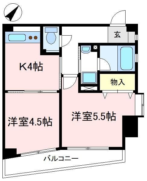 サンシャイン狭山の物件間取画像