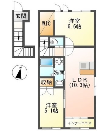 レディーバグの物件間取画像