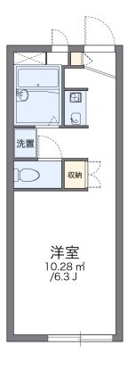 レオパレスコートヤードの物件間取画像