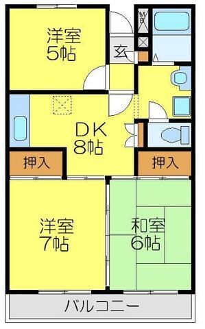 パークタウン鶴ヶ島の物件間取画像