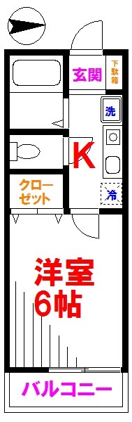 ハイツサワダの物件間取画像