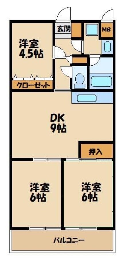 物件間取画像