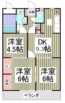 エルシャトルAの物件間取画像