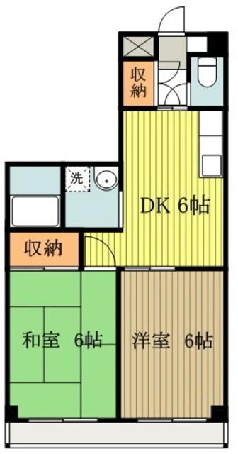 メゾンドフルールの物件間取画像