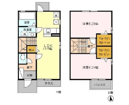 ベルコートの物件間取画像