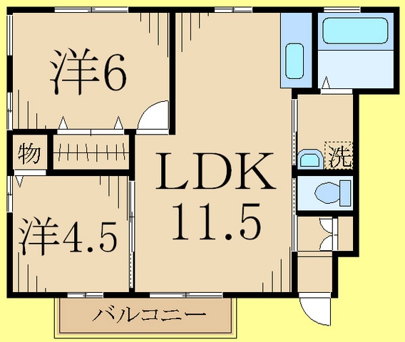 ルージュモア・ルージュコートコートの物件間取画像