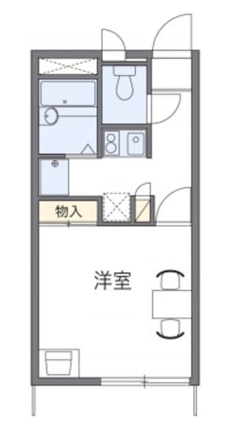 レオパレス原山の物件間取画像