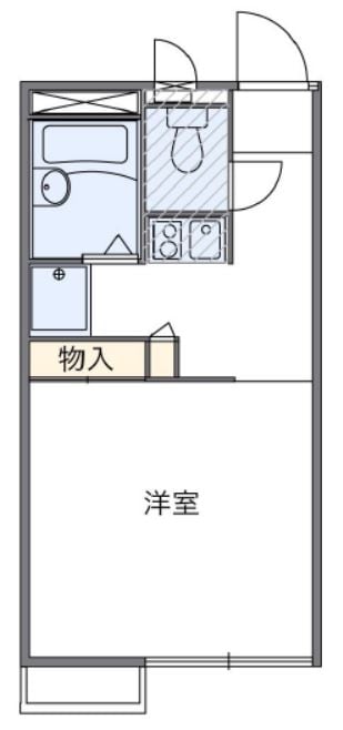 レオパレスカルフールの物件間取画像