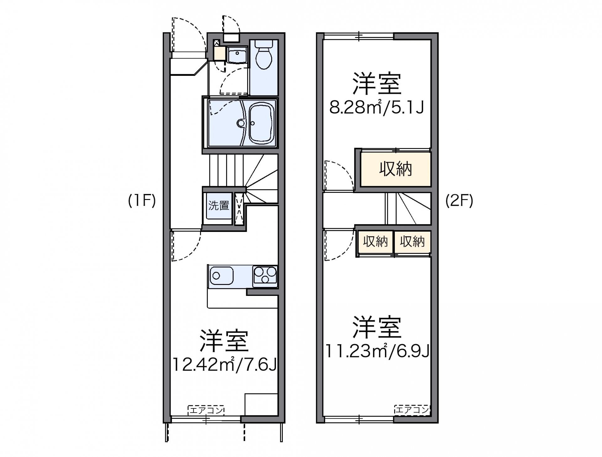 レオパレスグレシアの物件間取画像