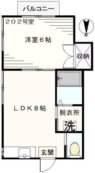 ハイム２１の物件間取画像