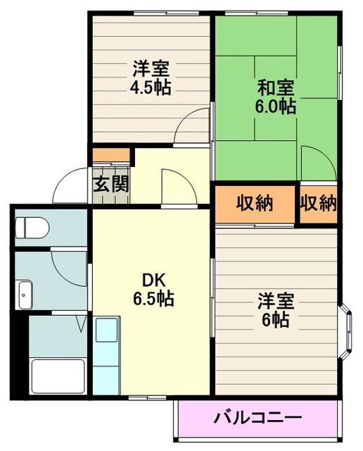 サンレイクコグレの物件間取画像