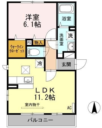 ディアハウスの物件間取画像