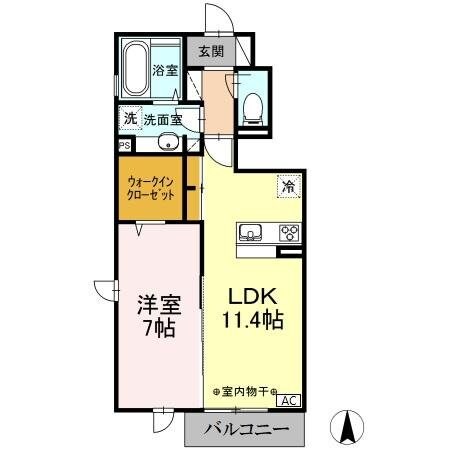 グランテージ　Bの物件間取画像