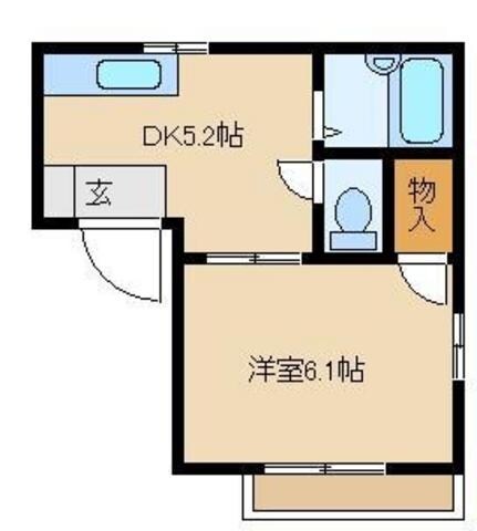 ハイム秋津の物件間取画像