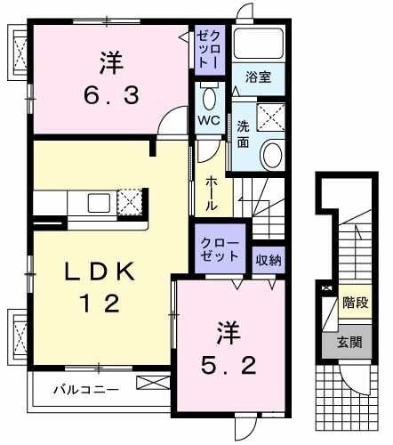 バンビートの物件間取画像