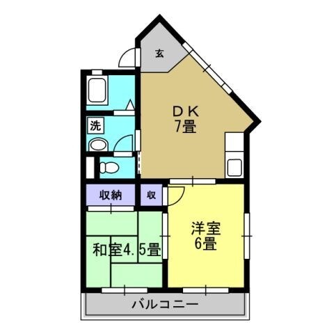 エーアールビルの物件間取画像